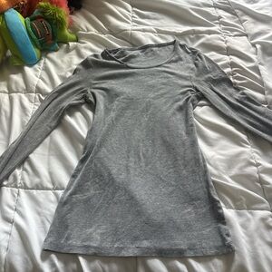 Gray Long Sleeve Top by Paige